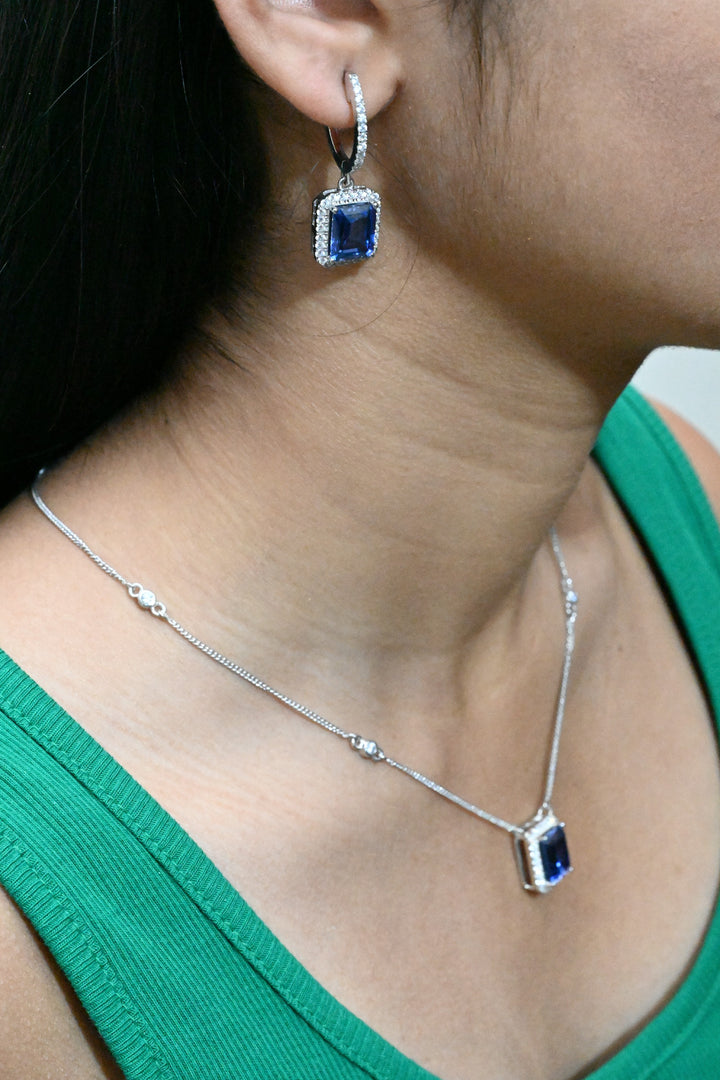 Amethyst Studded 925 Sterling Silver Necklace
