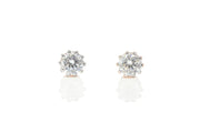 Solitaire Stud Earrings