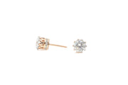 Solitaire Stud Earrings