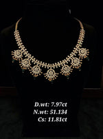 Load image into Gallery viewer, Elegant Floral Cascade Necklace – 925 Silver with AAA Cubic Zirconia