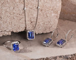 Load image into Gallery viewer, Amethyst Studded 925 Sterling Silver Necklace
