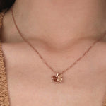 Load image into Gallery viewer, Silver Butterfly Necklace - 925 Sterling Silver
