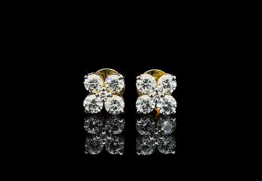 0.8 Carat Diamond Earrings