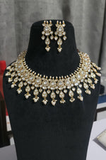 Load image into Gallery viewer, Kundan Necklace – Solid 925 Sterling Silver 185 Gram