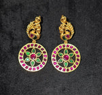 Load image into Gallery viewer, Kundan Earrings – Solid 925 Sterling Silver 23.2 Gram