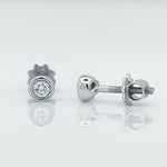 Load image into Gallery viewer, Earrings - 14 Carat Gold - IGI Certified 0.2 Carat Lab Grown Diamonds- VVS E Colour
