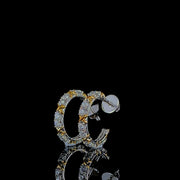 0.77 Carat Hoop Earrings