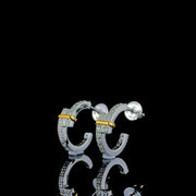 0.49 Carat Hoop Earrings