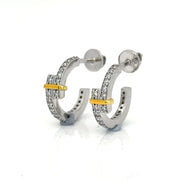 0.49 Carat Hoop Earrings