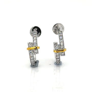 0.49 Carat Hoop Earrings
