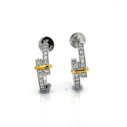 0.49 Carat Hoop Earrings