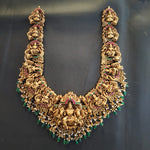 Load image into Gallery viewer, Temple Jewellery Lakshmi – Solid 925 Sterling Silver Necklace 240 Grams