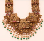Load image into Gallery viewer, Temple Jewellery Lakshmi – Solid 925 Sterling Silver Necklace 240 Grams