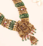 Load image into Gallery viewer, Temple Jewellery Lakshmi – Solid 925 Sterling Silver Necklace 210 Grams