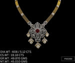 Load image into Gallery viewer, Elegant Floral Cascade Necklace – 925 Silver with AAA Cubic Zirconia