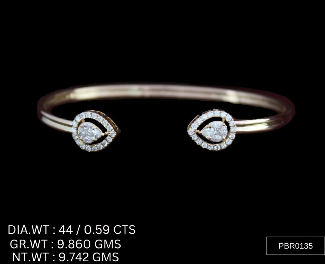 Statement Bracelet – 925 Silver with AAA Cubic Zirconia