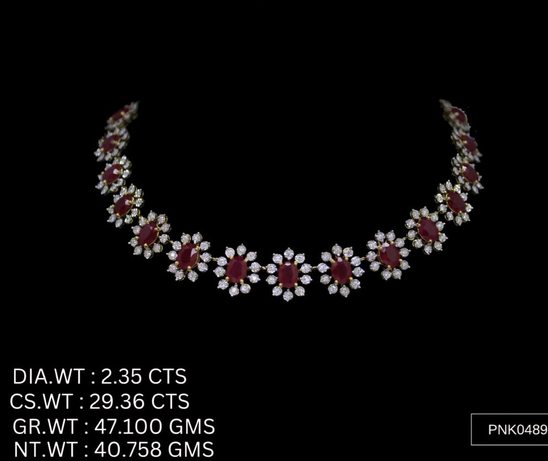 Choker Necklace – 925 Silver with AAA Cubic Zirconia