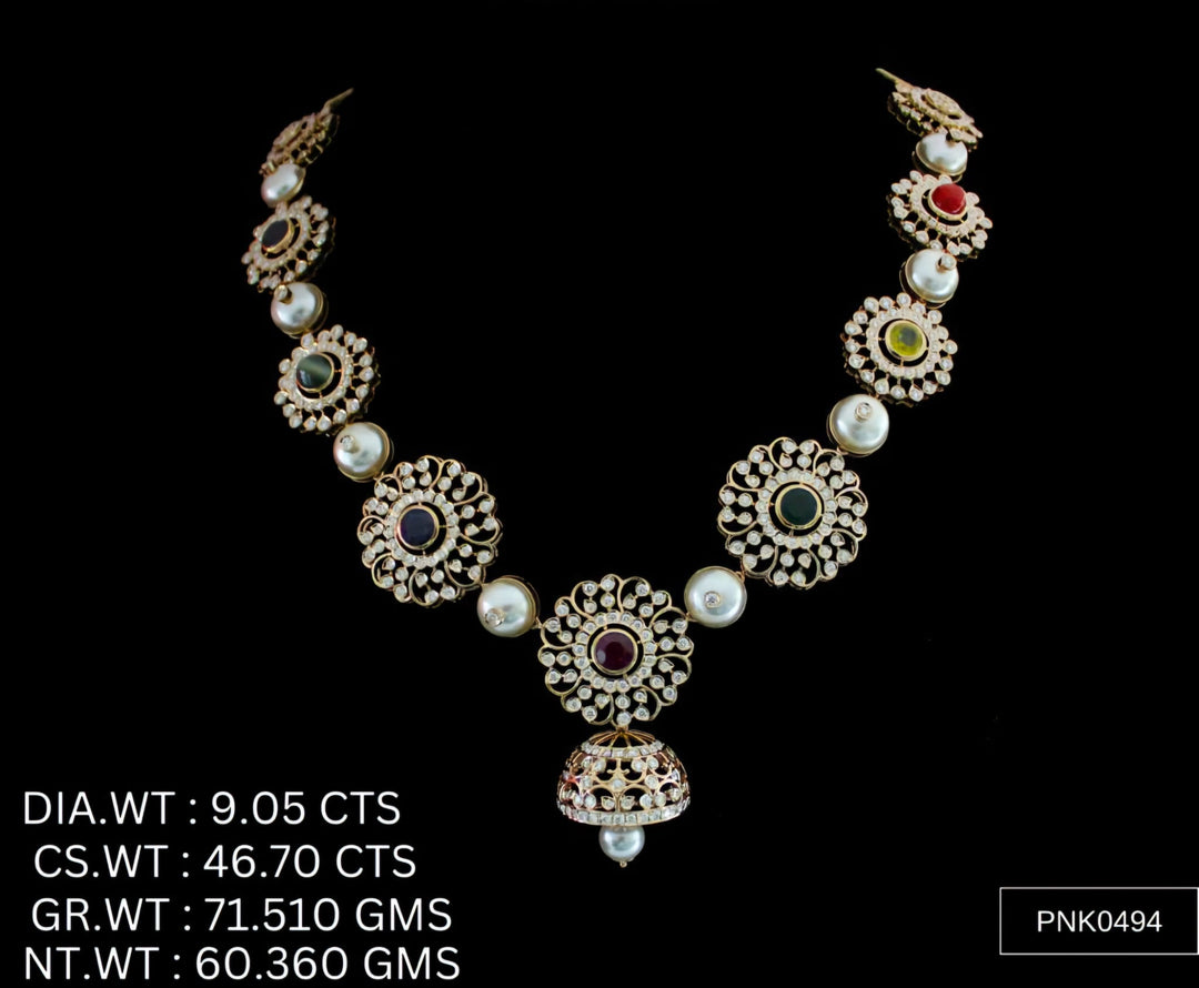 Statement Choker Necklace – 925 Silver with AAA Cubic Zirconia