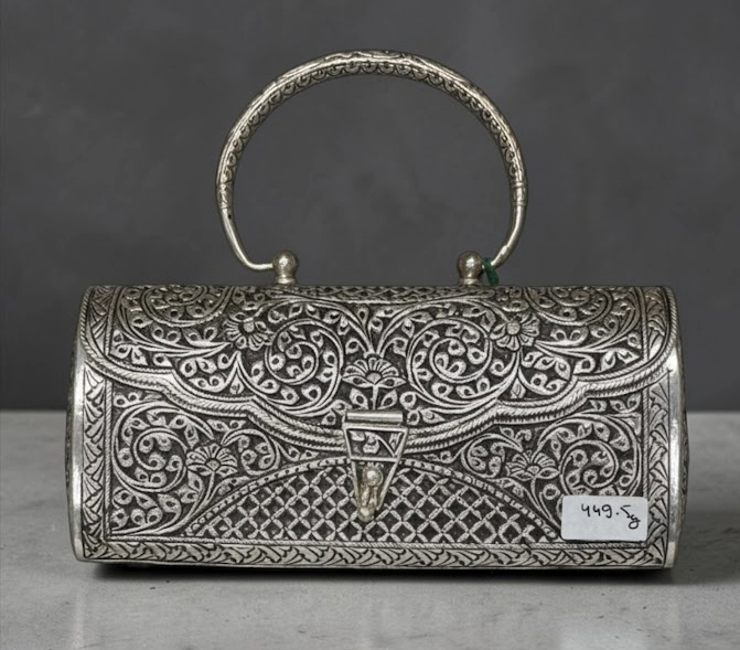 Silver Handbag – Solid 925 Sterling Silver 449.5 Gram