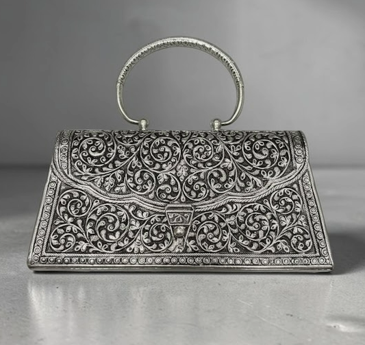 Silver Handbag – Solid 925 Sterling Silver 465 Gram