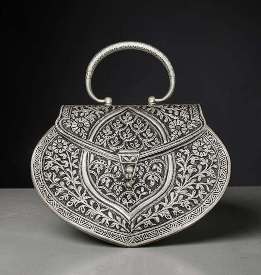 Silver Handbag – Solid 925 Sterling Silver 428.5 Gram