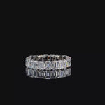 Load and play video in Gallery viewer, 5 Carat Emerald Eternity Band
