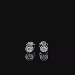 Load and play video in Gallery viewer, Earrings - 14 Carat Gold - IGI Certified 0.2 Carat Lab Grown Diamonds- VVS E Colour
