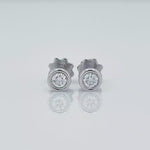 Load and play video in Gallery viewer, Earrings - 14 Carat Gold - IGI Certified 0.2 Carat Lab Grown Diamonds- VVS E Colour
