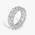 Load image into Gallery viewer, 5 Carat Emerald Eternity Band
