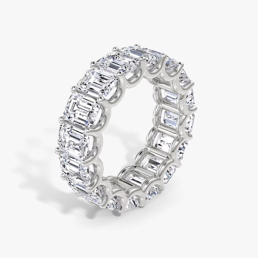5 Carat Emerald Eternity Band