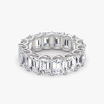 Load image into Gallery viewer, 5 Carat Emerald Eternity Band
