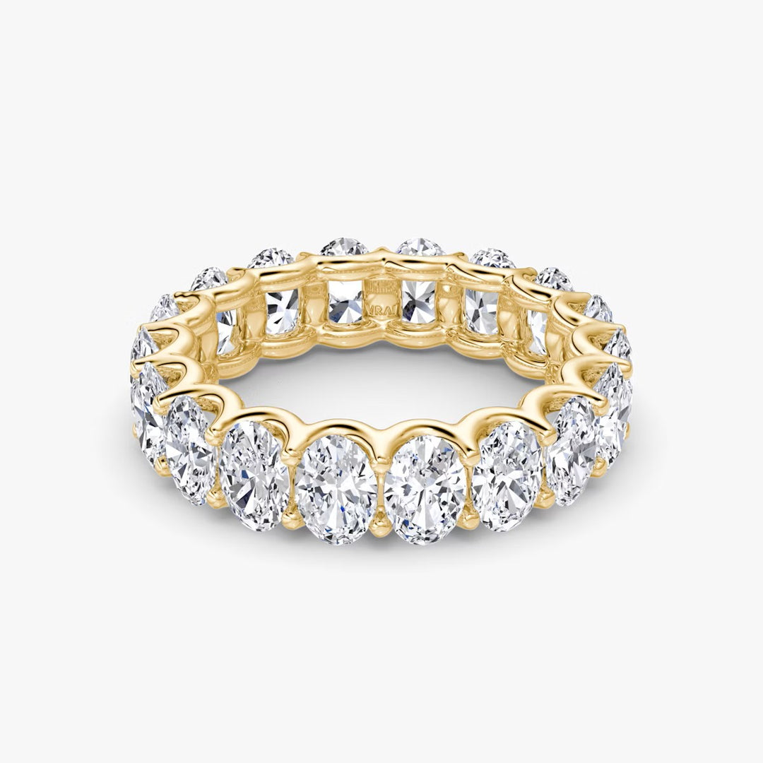2.5 Carat Oval Eternity Band