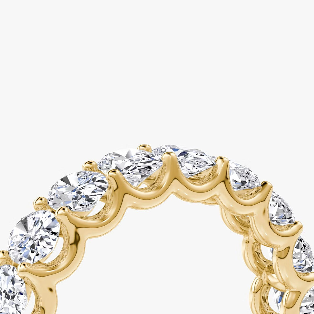 2.5 Carat Oval Eternity Band