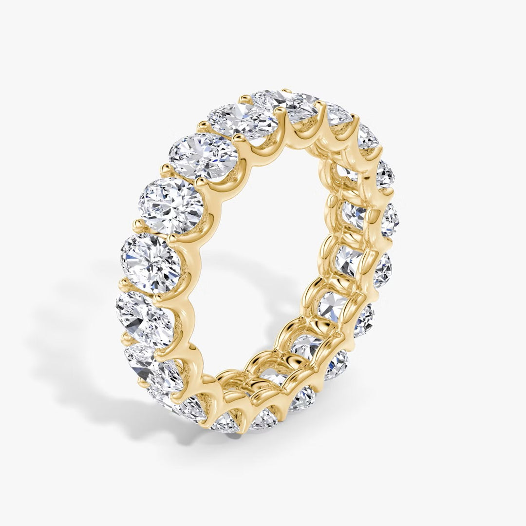 2.5 Carat Oval Eternity Band