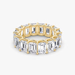 Load image into Gallery viewer, 5 Carat Emerald Eternity Band
