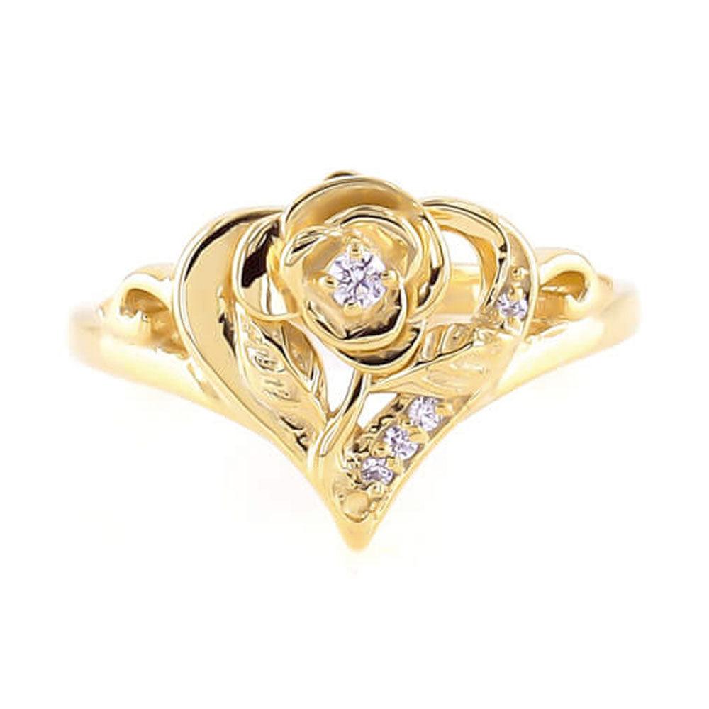 Molly Silver Rose Ring