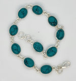 Load image into Gallery viewer, 925 Sterling Silver Turquoise Bracelet
