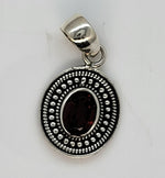 Load image into Gallery viewer, Red Garnet 925 Sterling Silver Pendant
