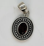 Load image into Gallery viewer, Red Garnet 925 Sterling Silver Pendant

