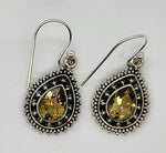 Load image into Gallery viewer, Yellow Citrine 925 Sterling Silver Earrings
