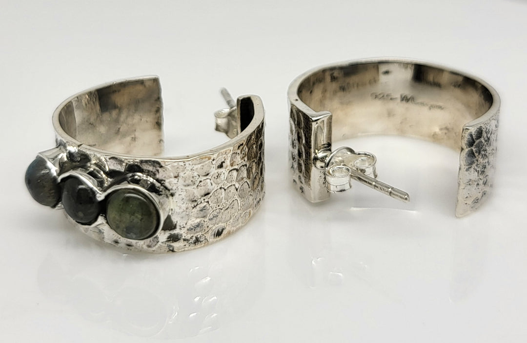 Labradorite 925 Sterling Silver Earrings