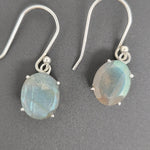 Load image into Gallery viewer, Labradorite 925 Sterling Silver Earrings
