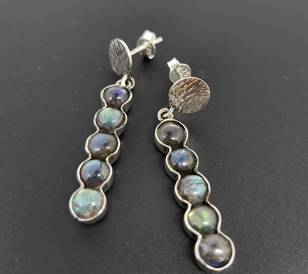 Labradorite 925 Sterling Silver Earrings