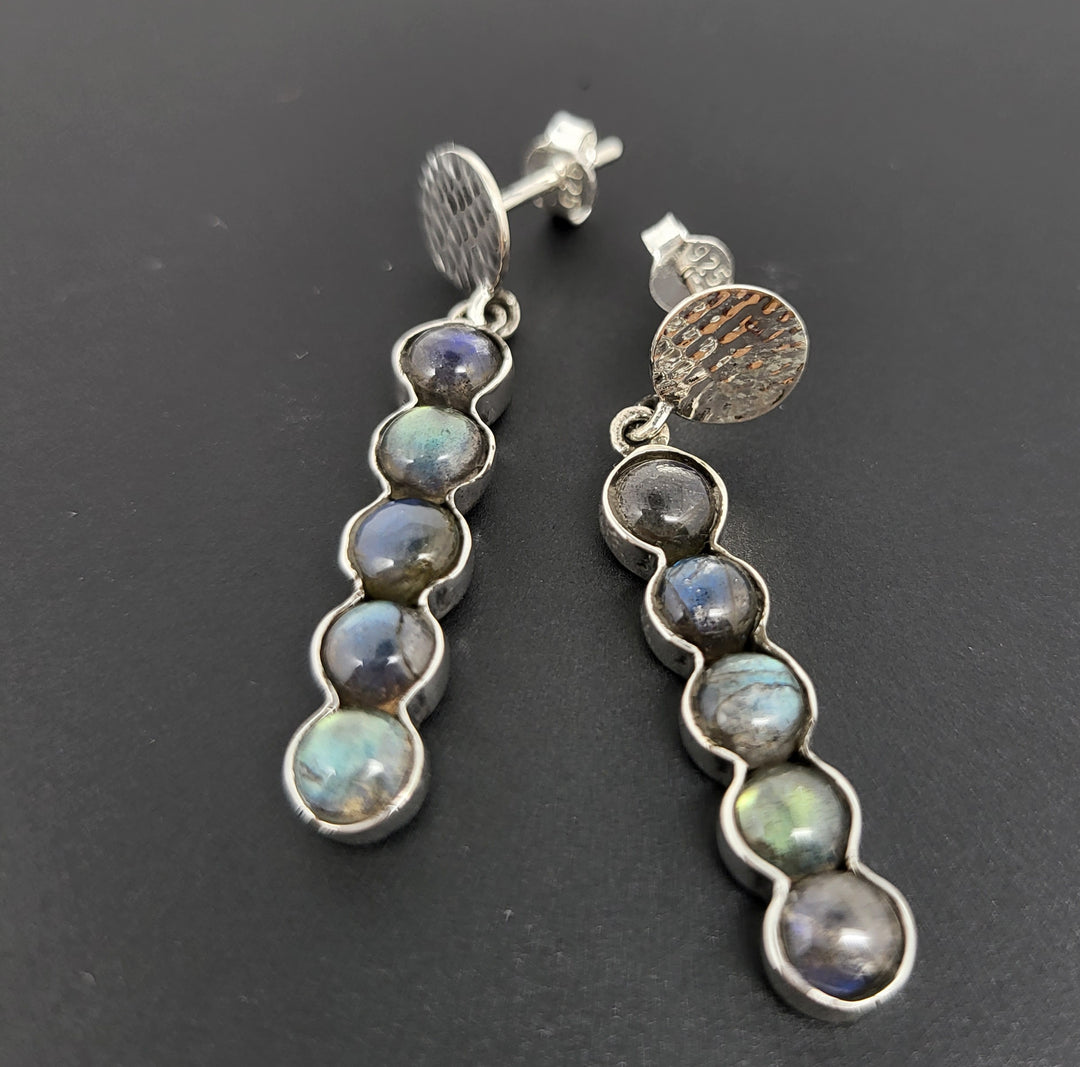 Labradorite 925 Sterling Silver Earrings