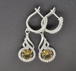 Load image into Gallery viewer, Yellow Citrine 925 Sterling Silver Earrings
