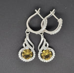 Load image into Gallery viewer, Yellow Citrine 925 Sterling Silver Earrings
