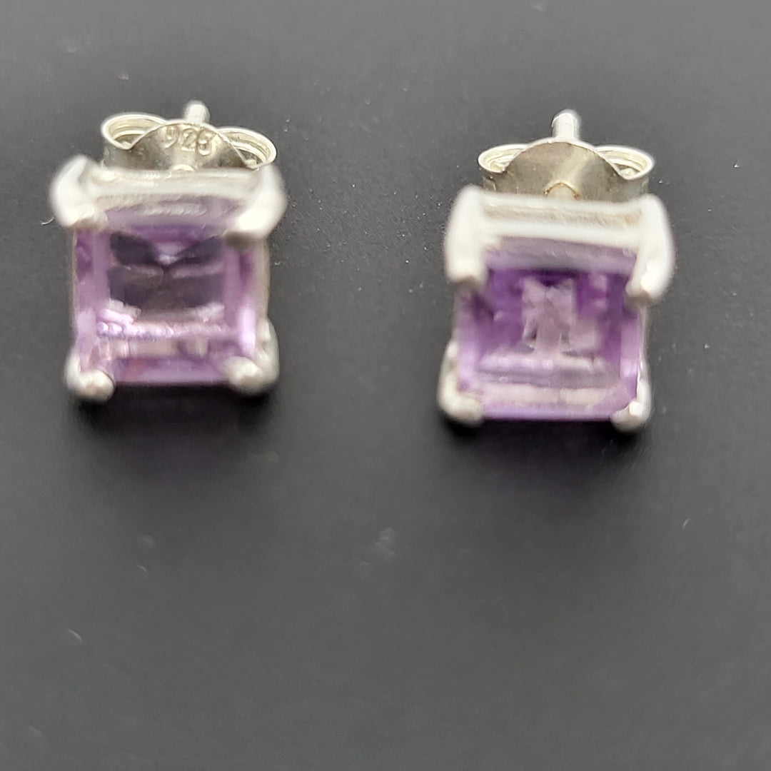 Amethyst 925 Sterling Silver Earrings