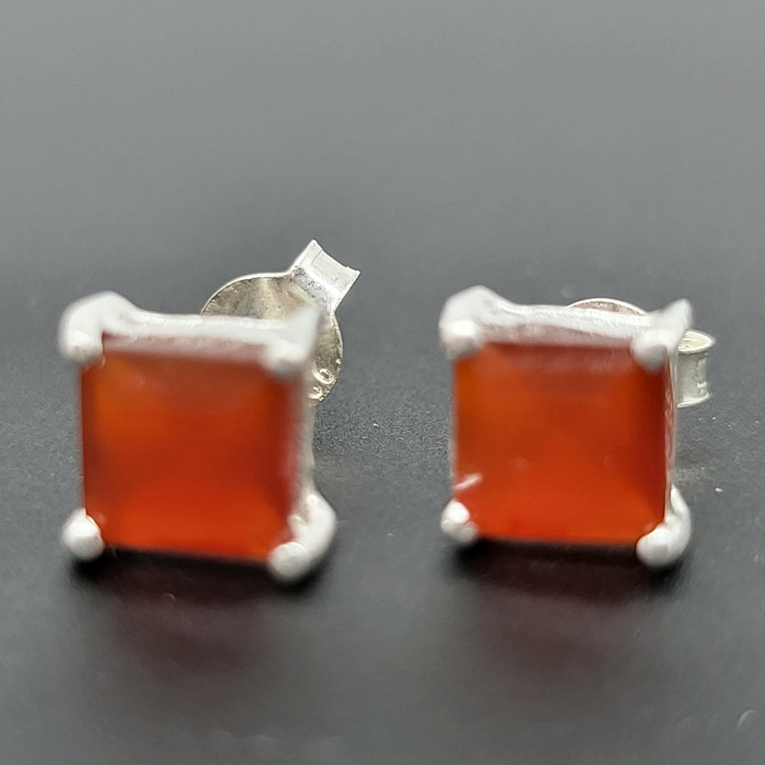 Coral 925 Sterling Silver Earrings
