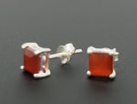 Load image into Gallery viewer, Coral 925 Sterling Silver Earrings
