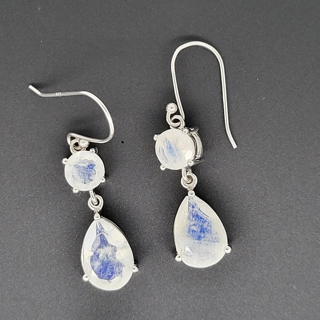 Moonstone 925 Sterling Silver Earrings